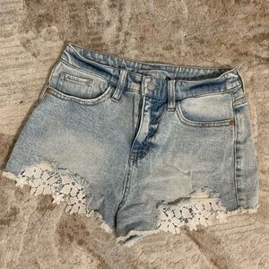 Light Denim Shorts (size 4)